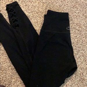 Beyond yoga Lace up side leggings